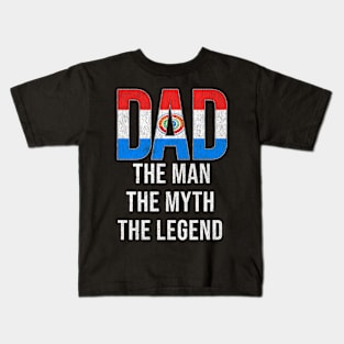 Paraguayan Dad The Man The Myth The Legend - Gift for Paraguayan Dad With Roots From Paraguayan Kids T-Shirt